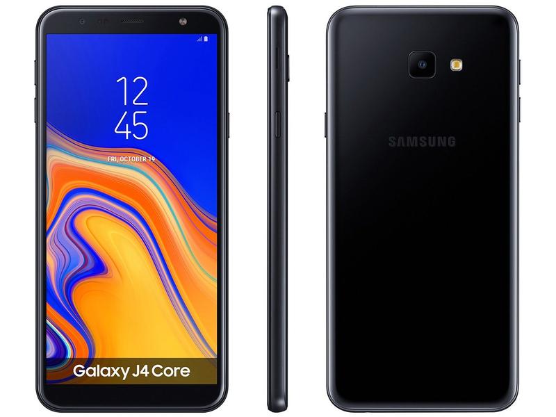Smartphone Samsung Galaxy J4 Core 16GB Preto 4G - 1GB RAM Tela 6